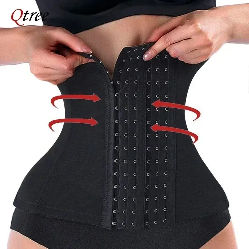Shapewear Bodysuit Firm - Qtree vestido emagrecimento cintura trainer cinto