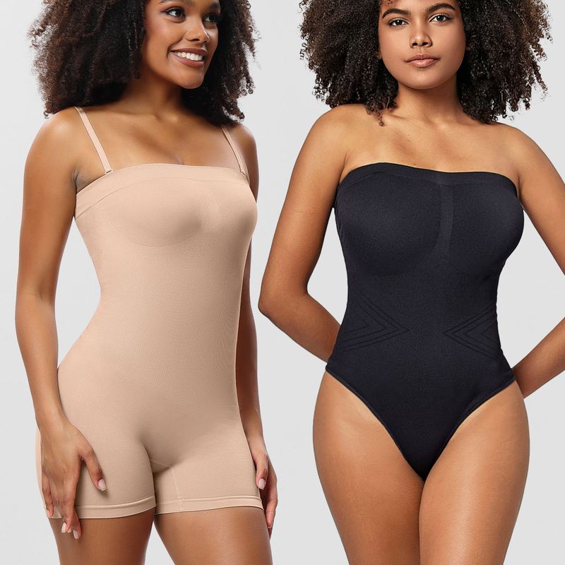 Body Modelador Sem Alças de Co - Shapewear Bodysuit Firm avaliação e preço